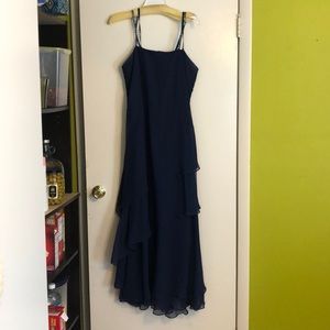 Beautiful blue flowy dress